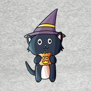 Spooky Halloween Kitty T-Shirt